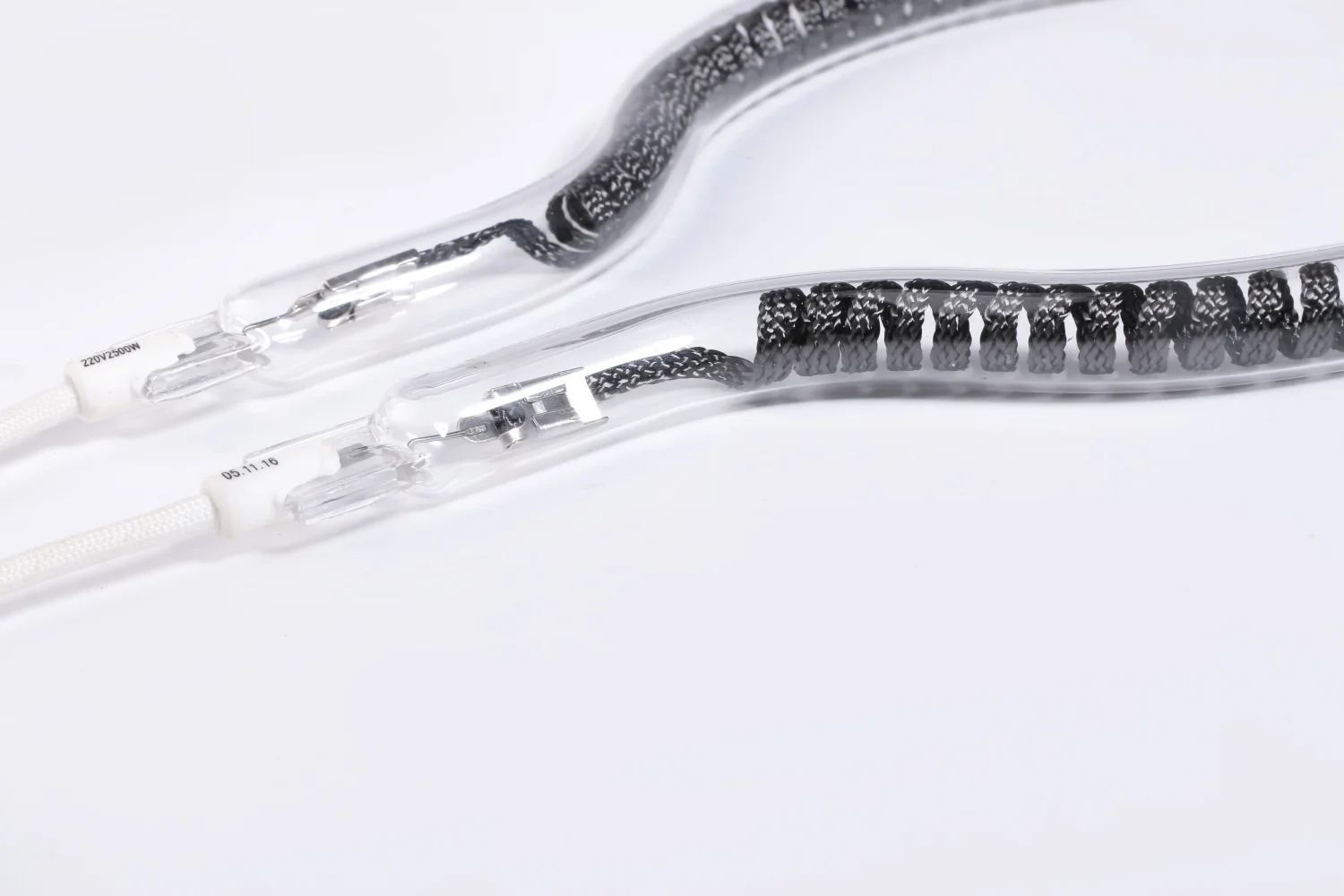 OEM ODM halogen Heating element tube carbon fiber heater lamp Quartz glass quartz heating tube heating lamp