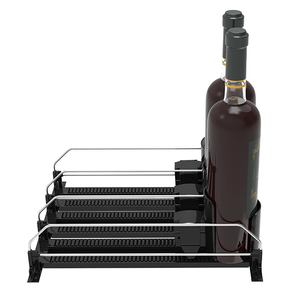 Soda Can Organizer Drink Fridge Grocery Store Shelf Pushers Divider Spring System