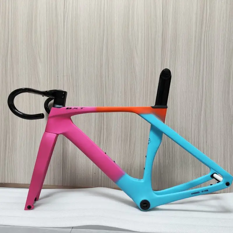 Ultra Light Carbon Road Bike Frame 700C 24 Speed Disc Brake Di2 Shimano Carbon Fiber Road Frame T47 BB