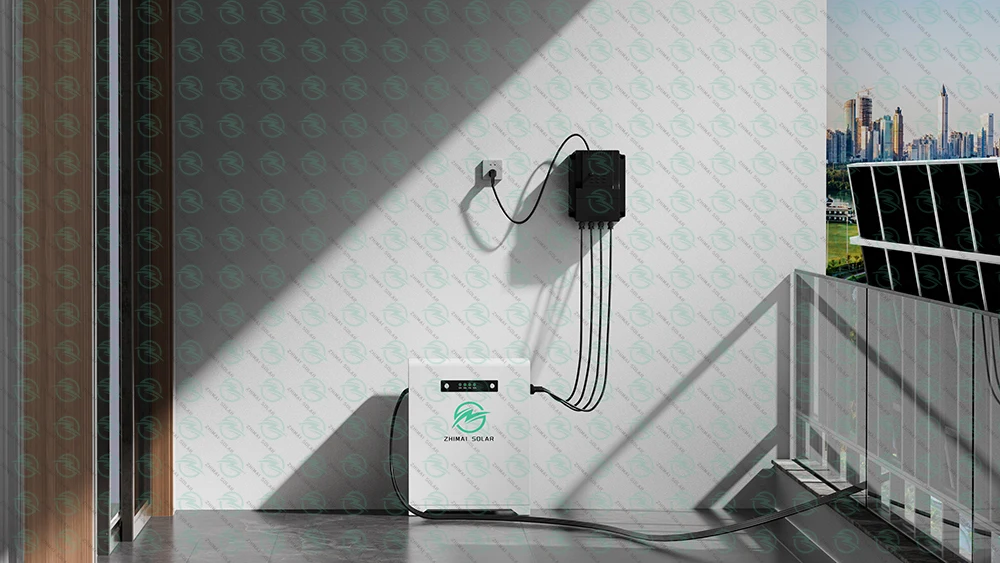 EU In Stock Germany Easy Installation 2016Wh IP65 LFP Battery Solar Balcony Portable Energy Storage apply for DY Ap Nep