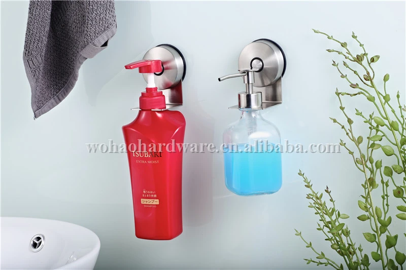 
China manufacturer stainless steel 304 wall mounted suction liquid bottle holder 