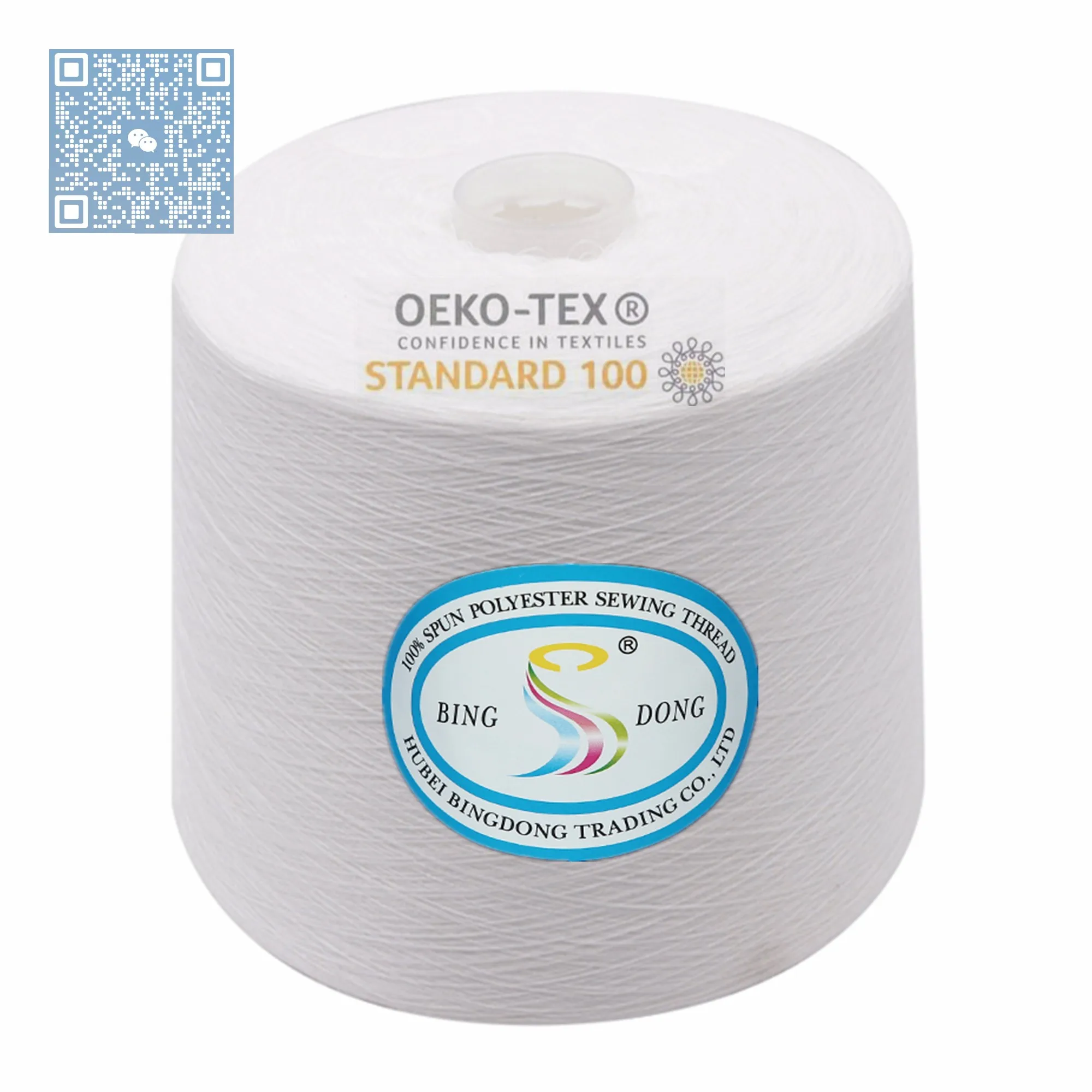 20s/2/3/4 30s/2/3 40s/2/3  50s/2 60s/2 Virgin Bright High Strength 100% Spun Polyester Yarn knotless