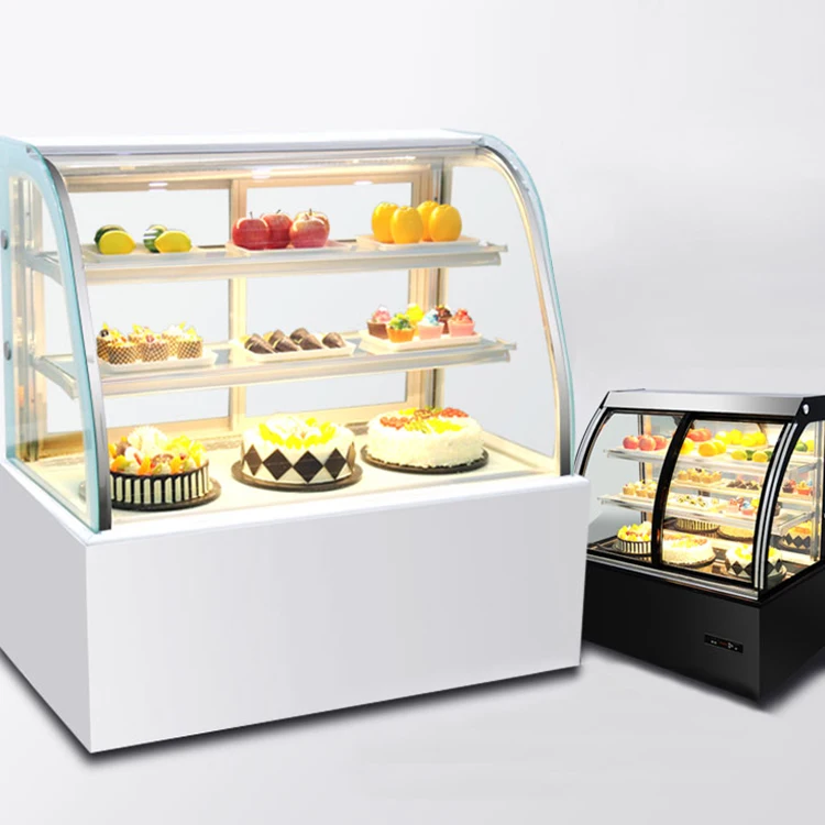 1.2m cases open bakery showcase mini cake display refrigerator