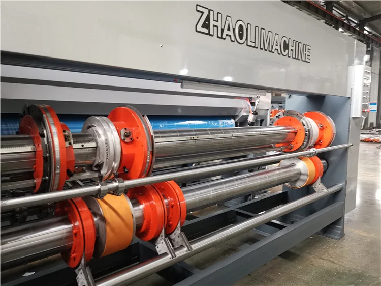 Series automatic printer slotter machine corrugated carton box printing slotting pizza box making machine