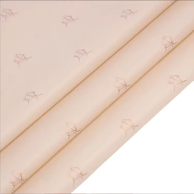 Accept customized free design with logo delivery fast color printing Tissue packaging paper