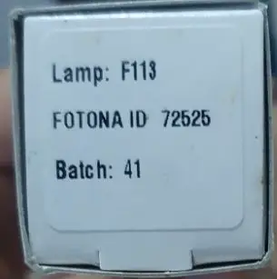 UK Firstlight Er yag laser xenon flash lamps F113, 6*80*140, with wires, Er Yag laser beauty machine for Fotana machine