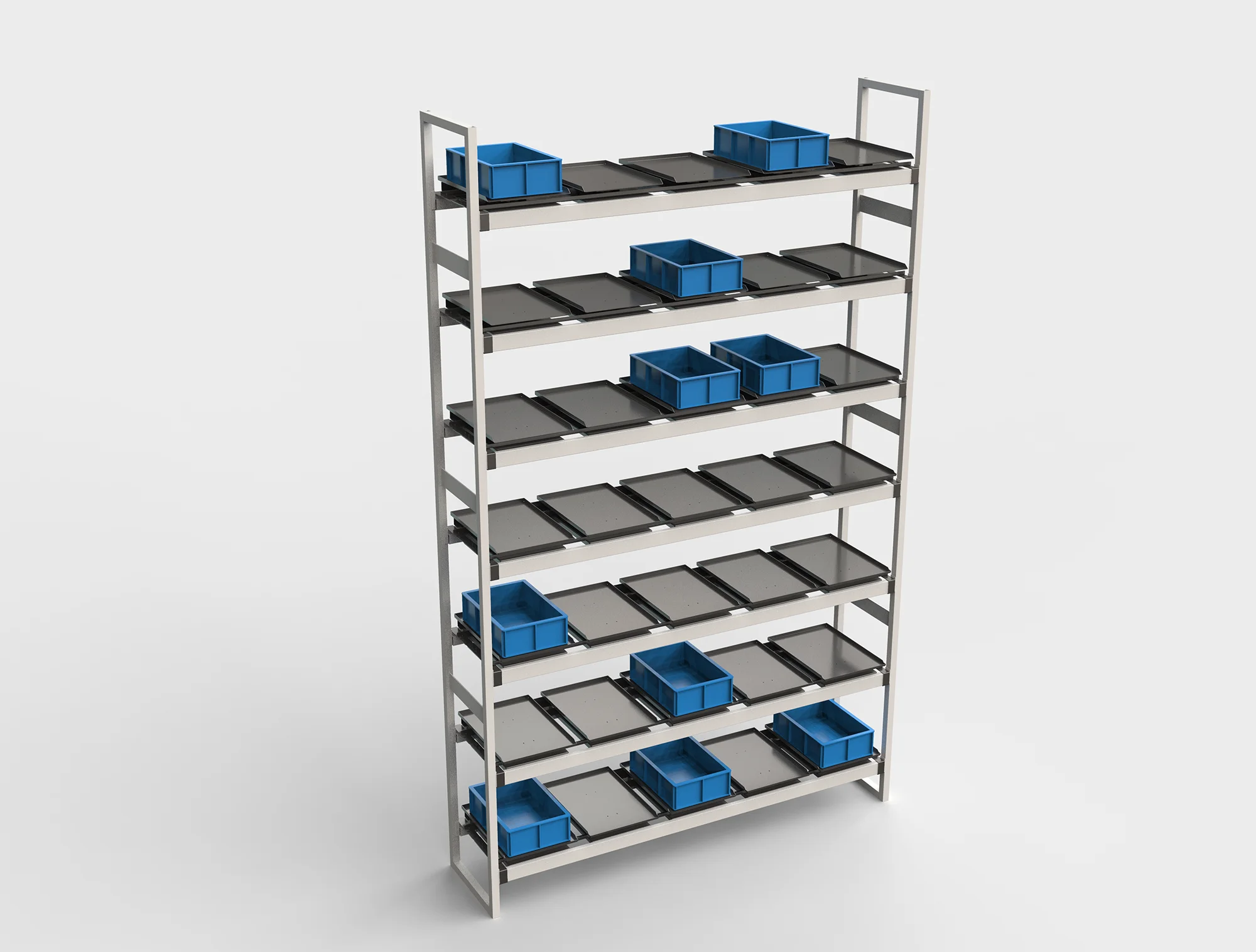 MonolithIoT Smart Warehousing Heavy Duty Pallet Rack Warehouse Inventory Management System WMS Weighing Gravity Smart Shelf