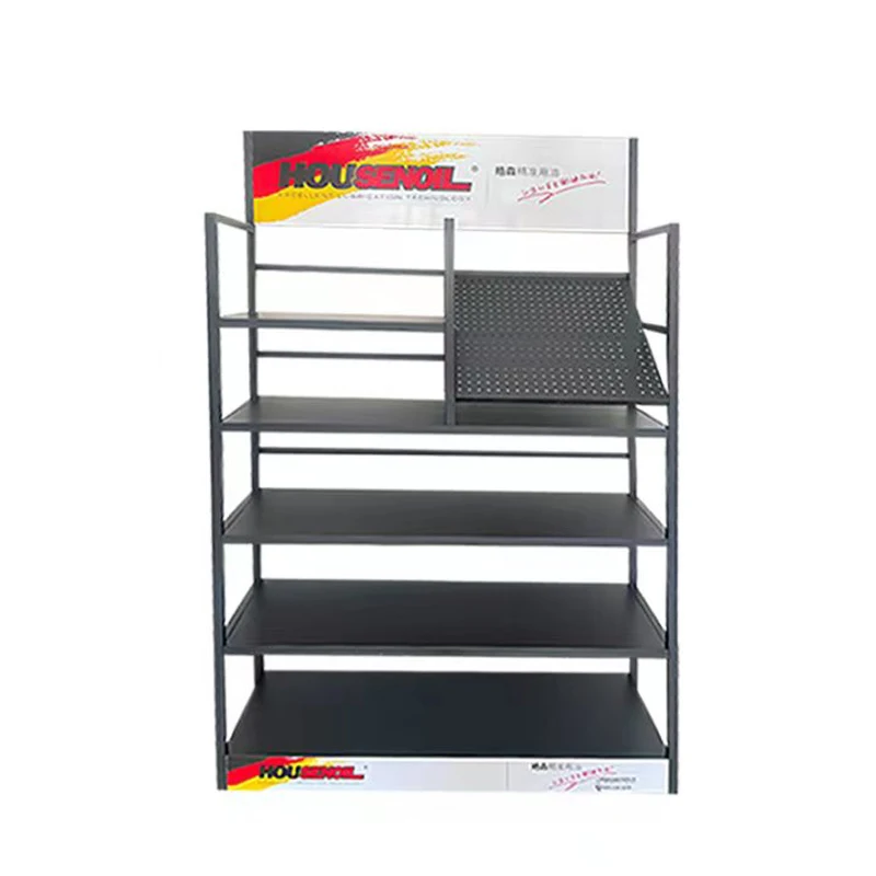 Metal Display Stand Motor Engine Oil Bottle Display Rack Metal Engine Oil Display Rack