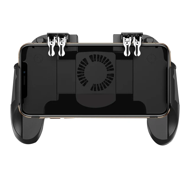Fast Continuous Shooting Gamepad Double Cool Fan Game Controller Joystick Android IOS Mobile Phone Cooler Gamepad