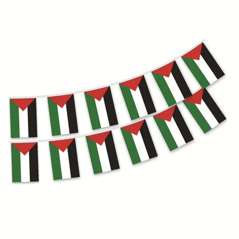 Hn лидер продаж флаги страны оптовая продажа Palestine 100% полиэстер ручной Флаг для бесплатной