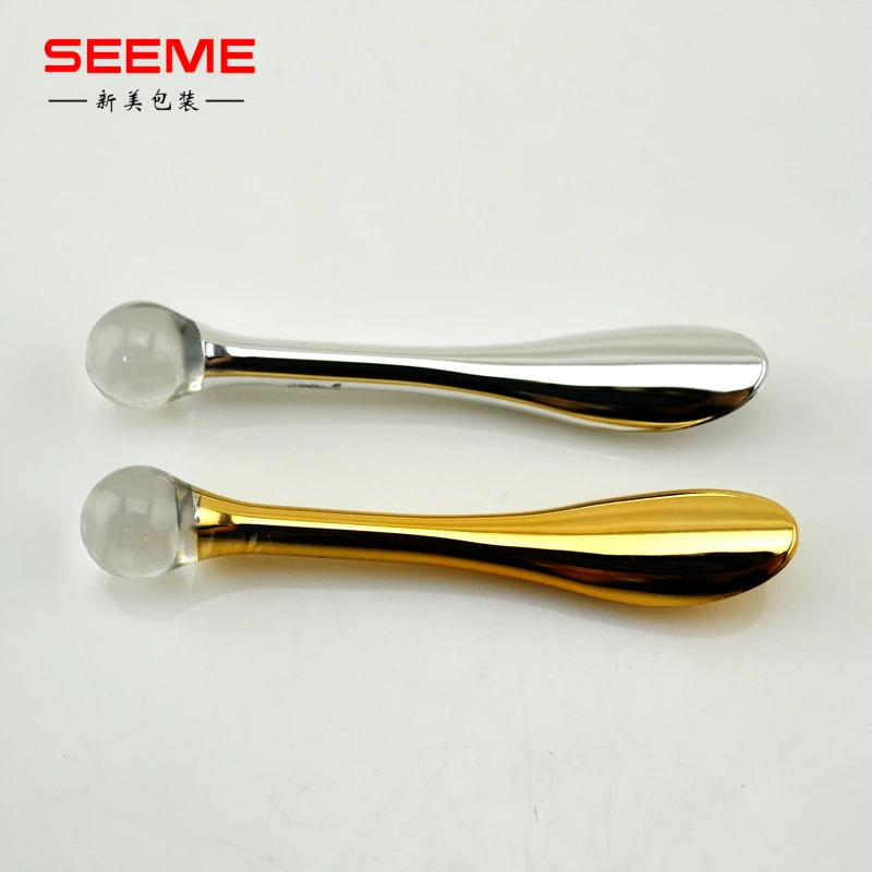 
Good quality mini makeup plastic acrylic cosmetic spoon spatula 