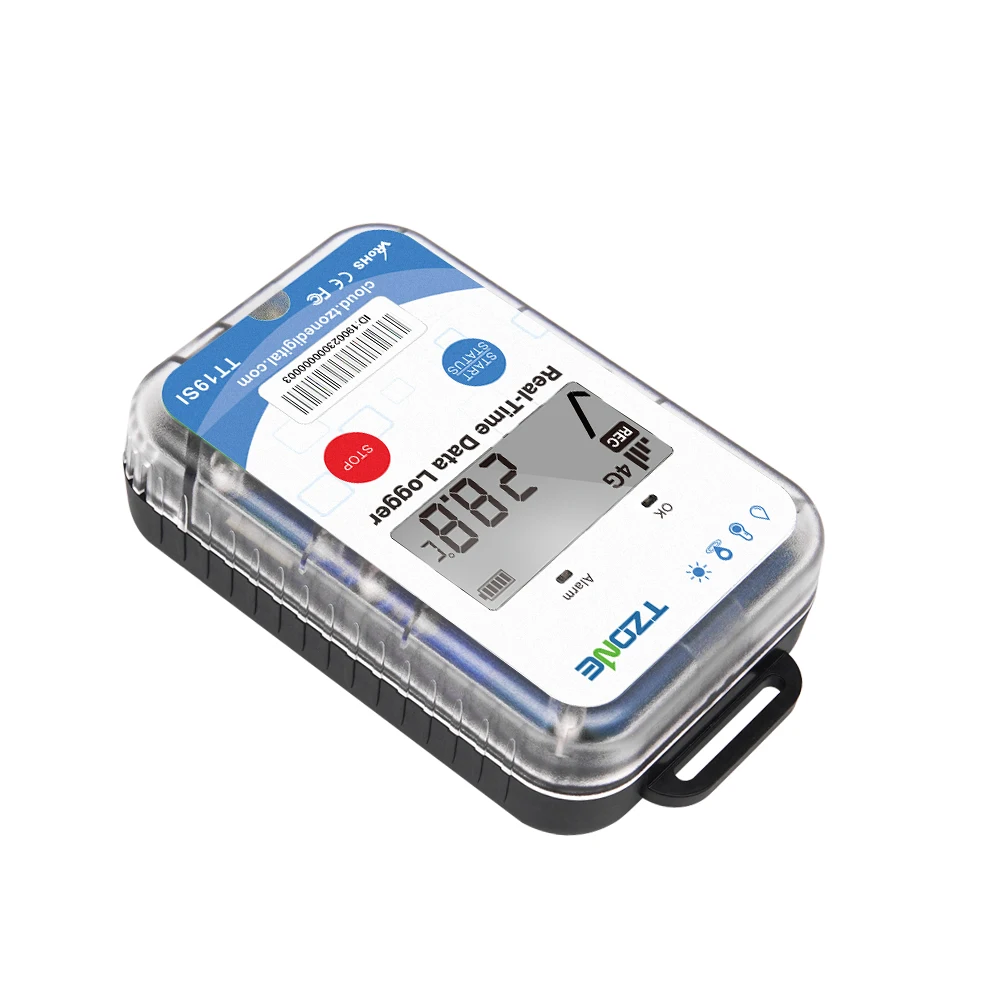 Single Use Disposable Wireless Data Logger Temperature and Humidity for Cold Chain