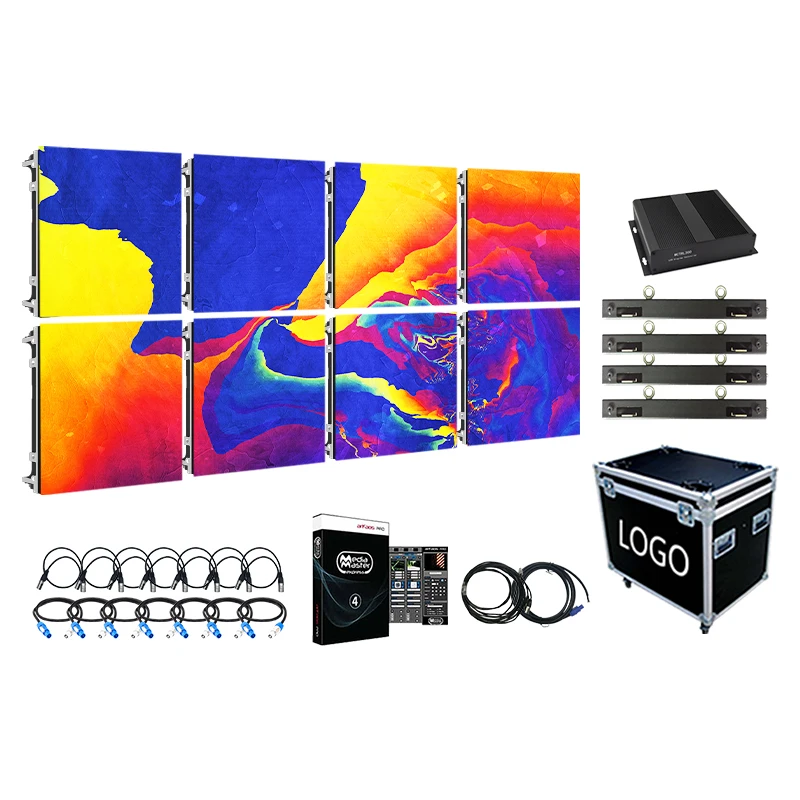 P1.9 P2.6 P2.9 P3.91 Rental LED Screen Display Indoor Outdoor 1.9mm 2.6mm 2.976mm 3.91mm Seamless Splicing Led Video Wall Screen