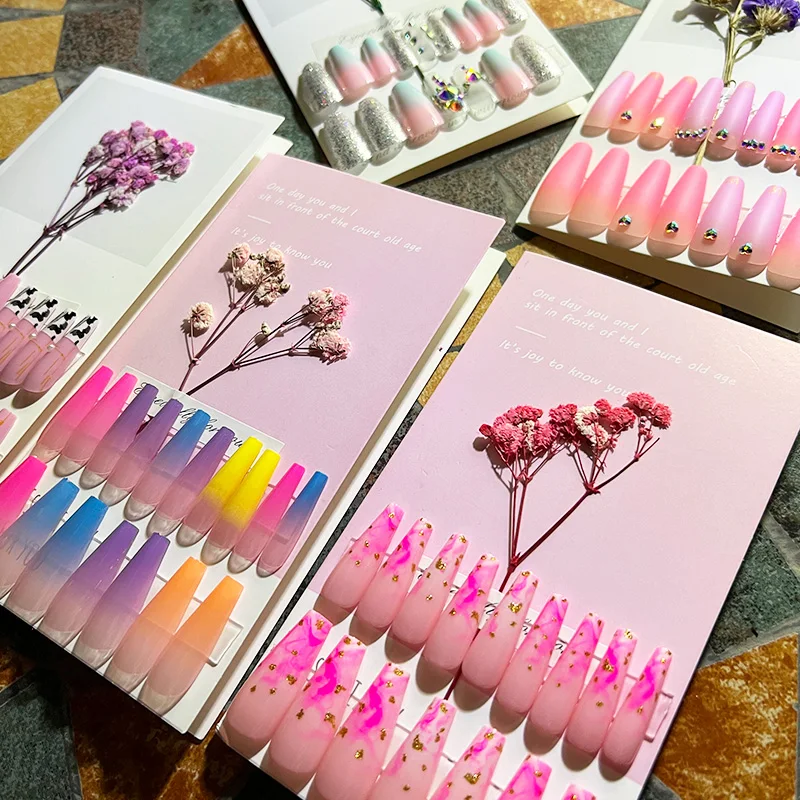 Nail Products ABS Customized Finger Nails Press on Fakenail Luxury Nail Accessories