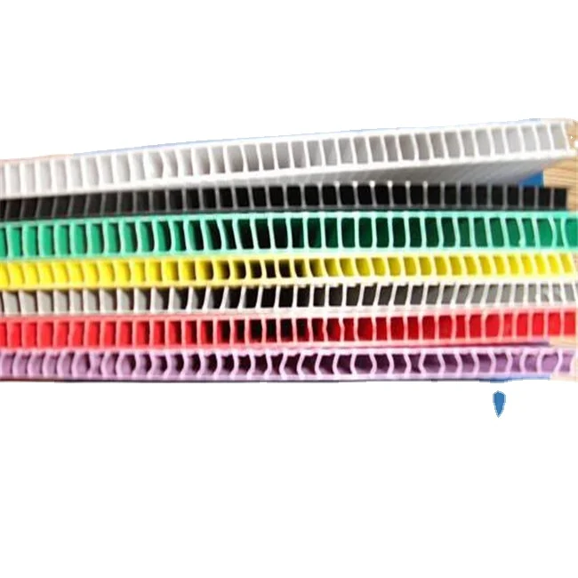 Wholesale Factory Price Yard Sign Polystyrene Corrugated Sheet Printing Material 1220*2440mm 3mm 4mm PP Fluted Sheet