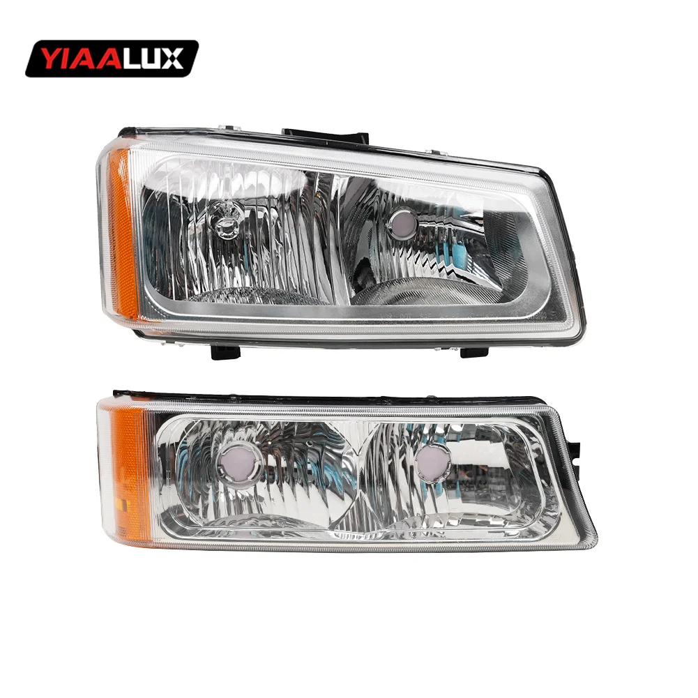 Headlight For 2003-2006 Chevy Chevrolet Silverado Headlamp Chrome trim auto lighting systems