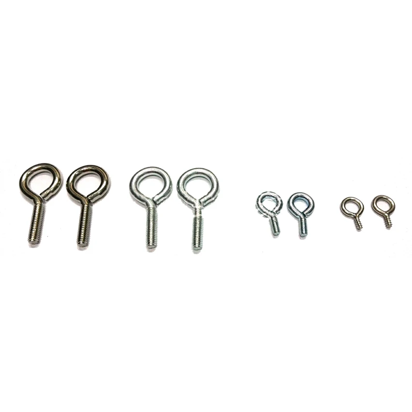 High Quality 08AL-10B21 M2.5-M12 Eye Bolt China Stainless Steel,steel M2.5---M12 Zinc,plain 5mm---200mm 4.8-10.9 ISO9001 CN;ZHE