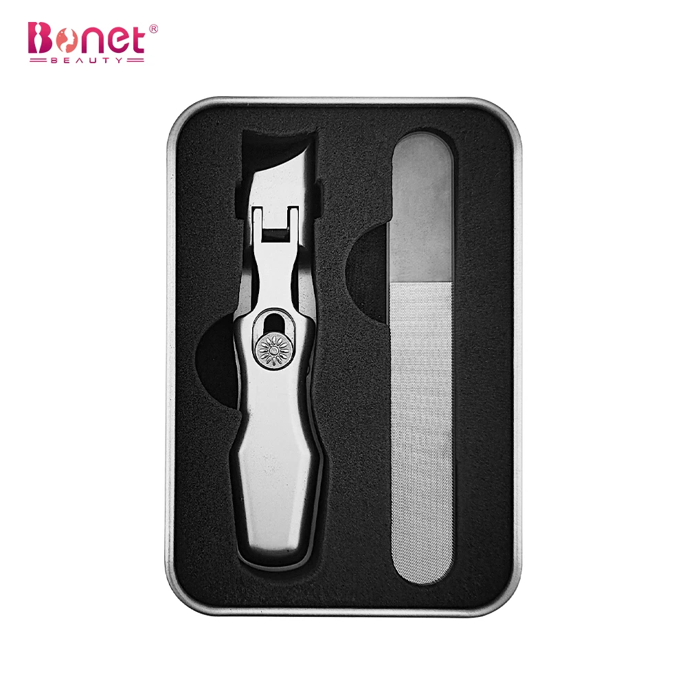 Glass Nail Clipper Set with Nano File for Adults Newborns Toddlers for Fingers