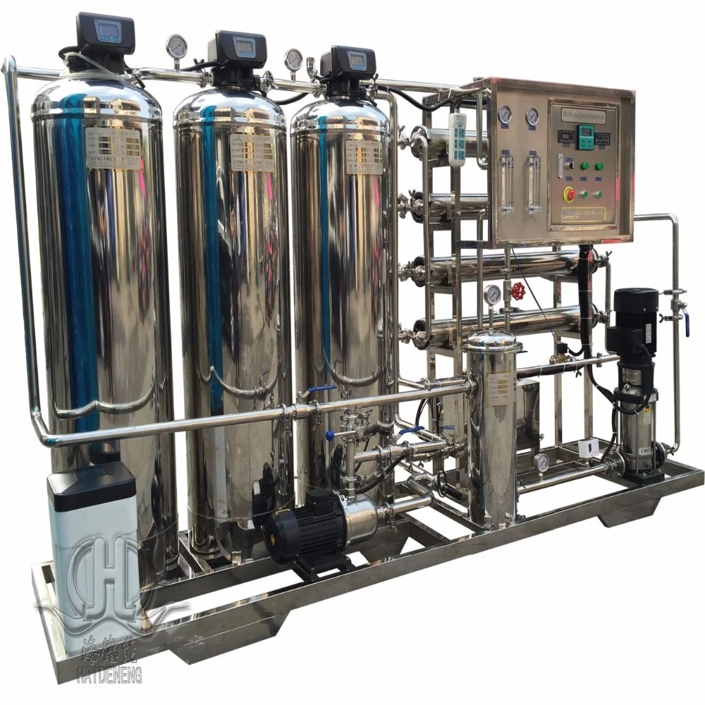 1000L/H одноступенчатая RO передвижная установка для очистки воды с обратным осмосом