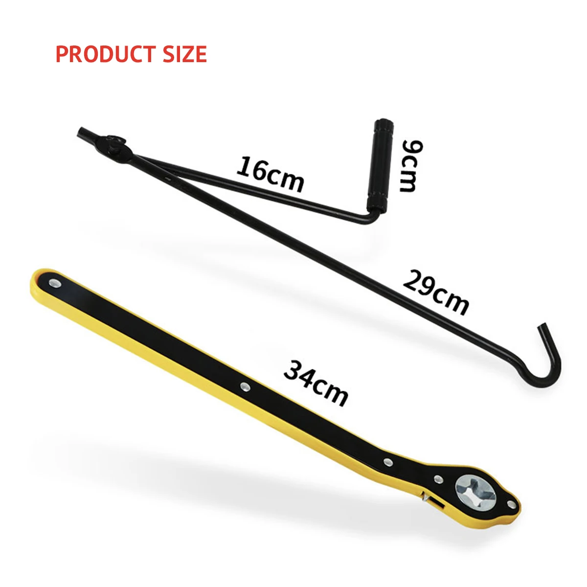 Стальной гаечный ключ с трещоткой и длинной ручкой