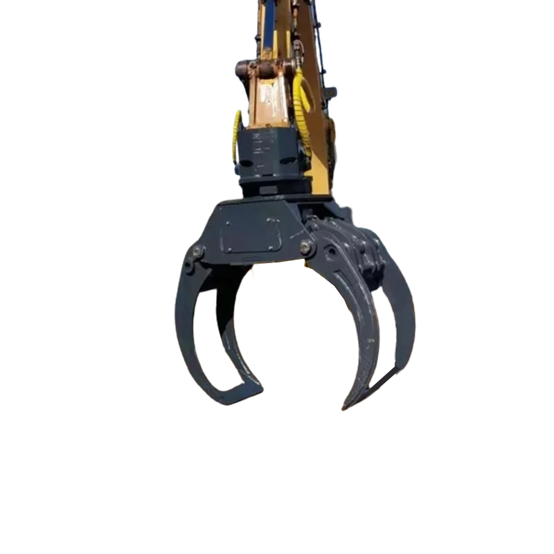 Mini Excavator Log Rotating Grapple Hydraulic Grapple for Excavator