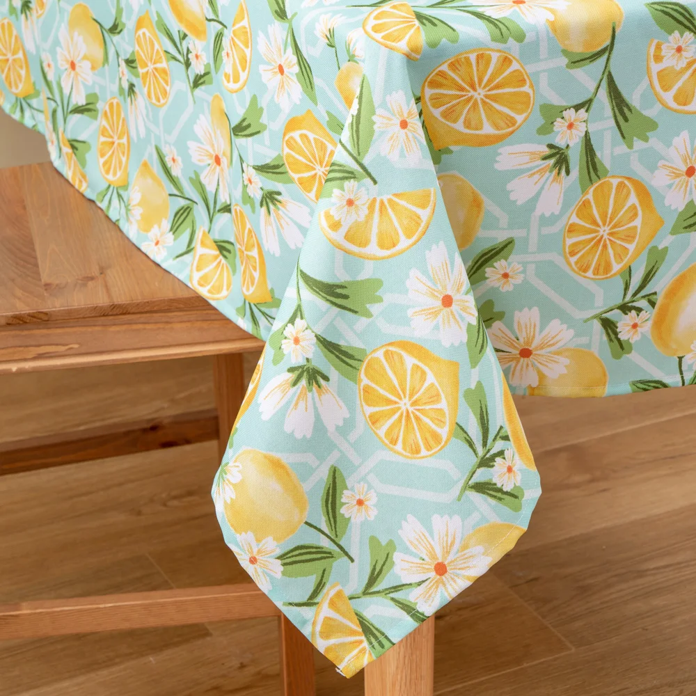 Rectangle Printed Tablecloth Vintage Flower Decorative Printed Pattern Washable Table Cloth Dinner Kitchen Home Decor