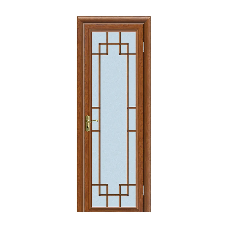 High quality French Door Glass Double Panel Aluminum Waterproof Aluminum Alloy Glass Door