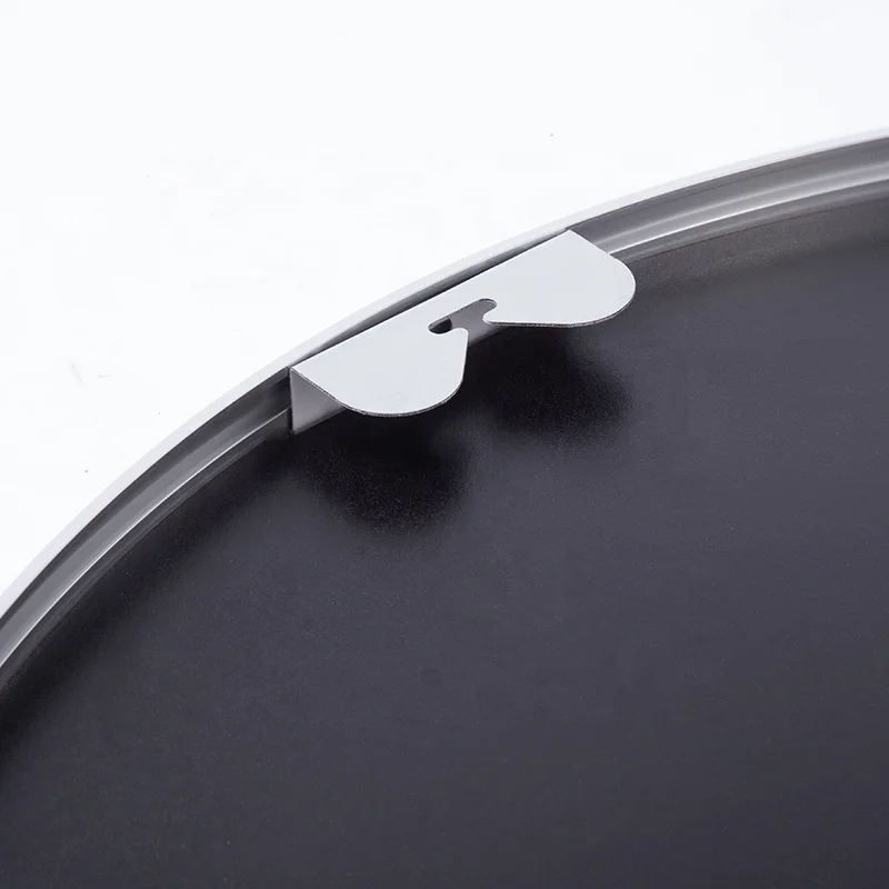 Decorative round aluminium alloy framed home decor big wall mounted bathroom gold round mirror