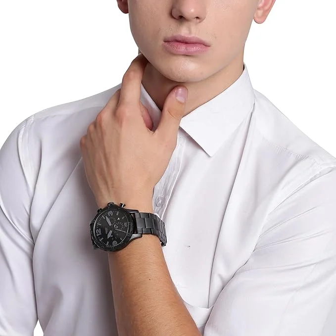 Wristwatchmesh Band Men watch Luxury Fashion Business Casual Simple Black Quartz clock men watch