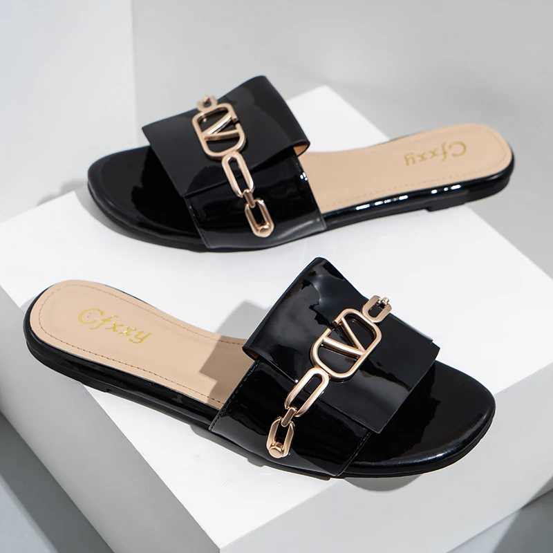 
cfxxy-15 Factory Direct Selling outdoor slide sandals indoor slip on ladies slippers with good price 