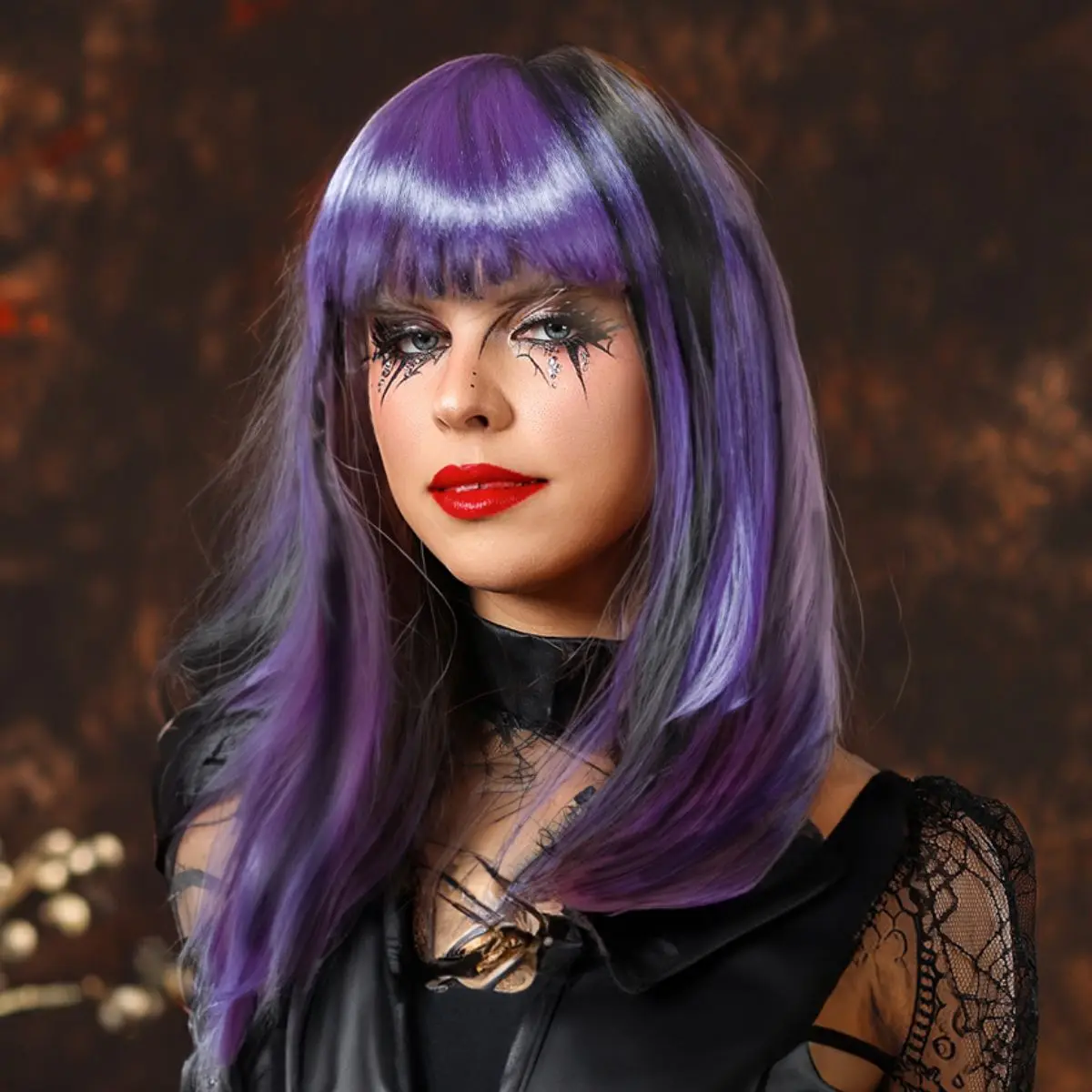 Anxin Party Cosplay Fancy  Halloween  Cosplay Costume  Synthetic Hair Wigs