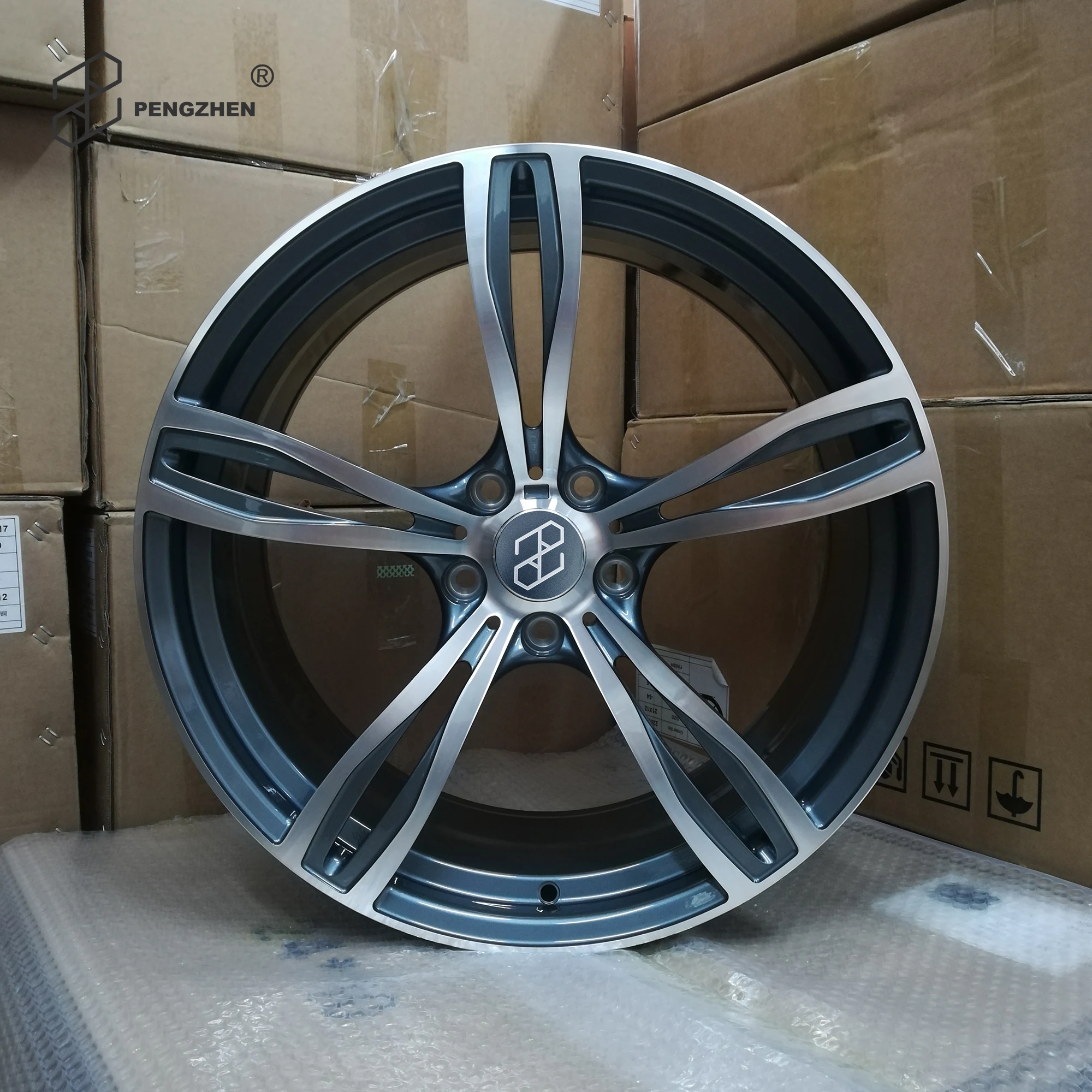 Pengzhen OEM Concave Light Weight 5 Spokes 5x120 20 inch 6061-t6 Aluminum Alloy Forged Wheel for BMW 5 Series f10