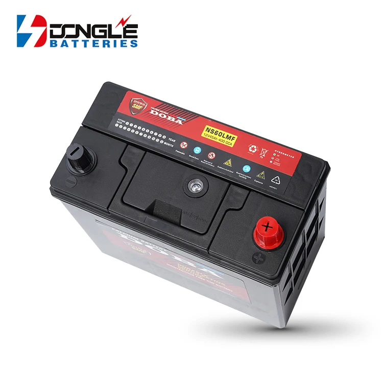 High CCA Boats Trucks Maintenance Free Cold Start Function 12V 45Ah Rechargeable Lead Acid SMF Car Battery