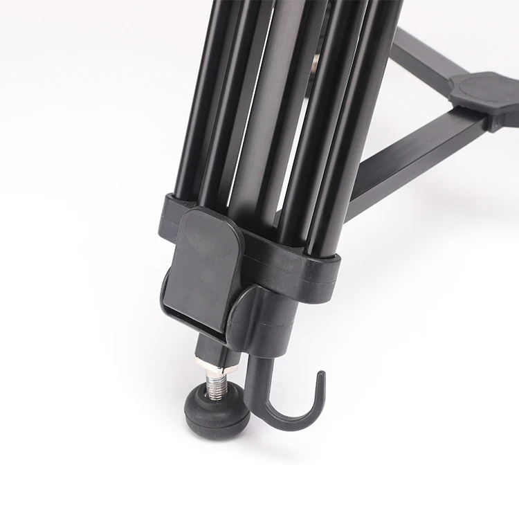Kinfuto Manufacturer Provide 67-Inch 60 Bowl Size Professional Video Camera Tripod with Fluid Head Heavy Duty Tripod  GC193+DP10