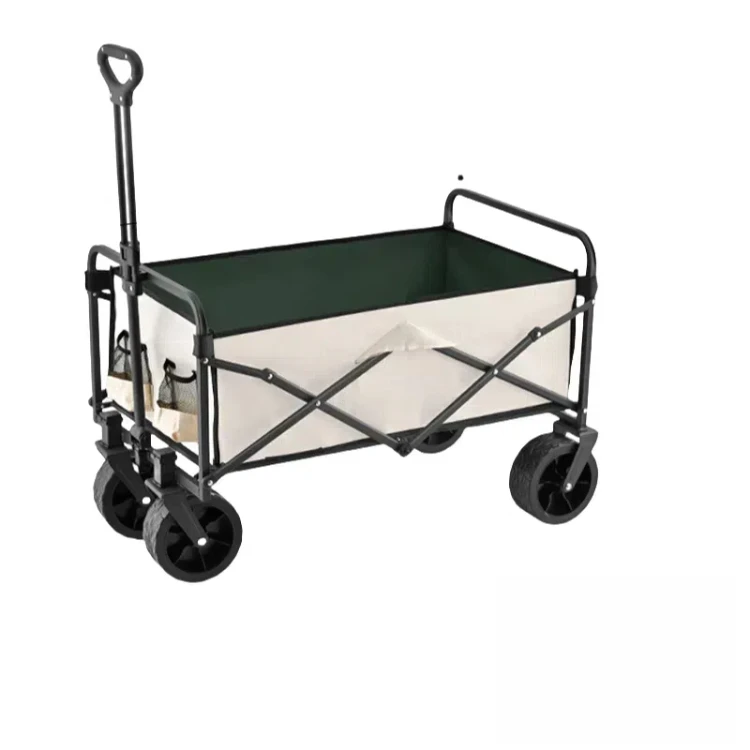 Wholesales Folding Large Capacity Outdoor Utility Trolley Camping Cart Foldable Wagon