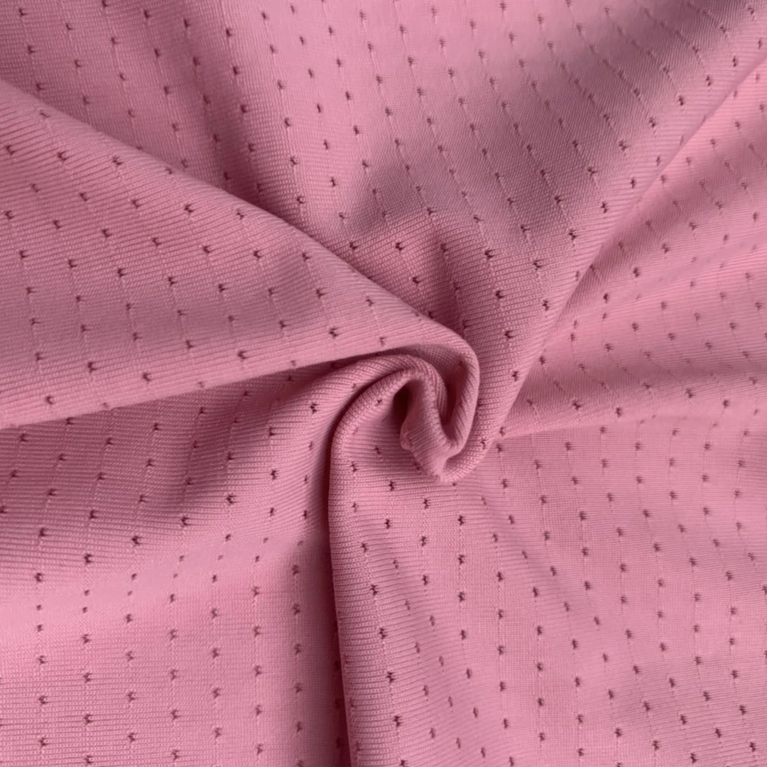 Nylon breathable mesh knitted jacquard fabric