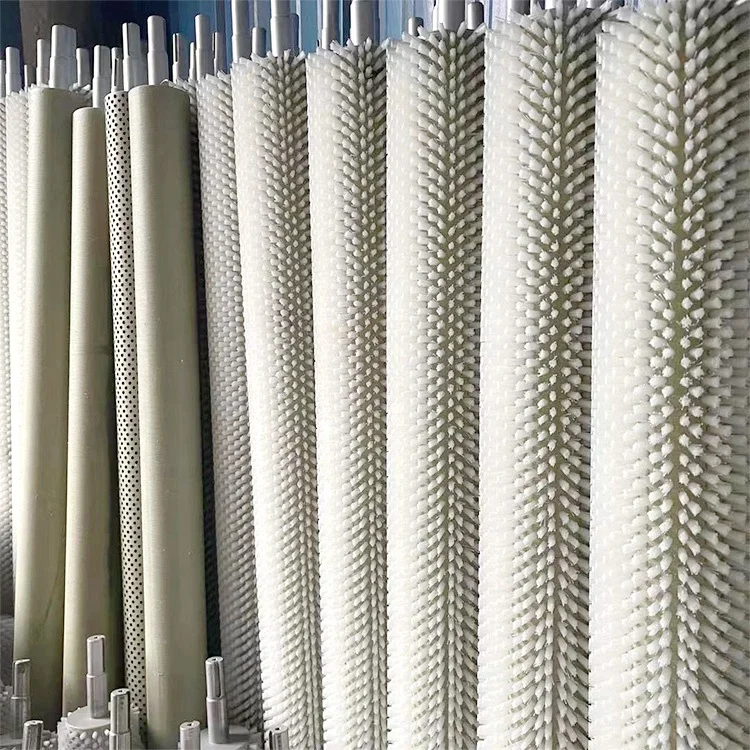 Industrial Customized Food Cleaning and Peeling Nylon Brush Roller for Machine