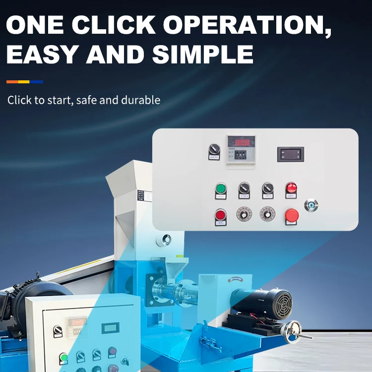 Floating Fish Feed Mill Pellet Machine Animal Feed Extruder Machine For sale