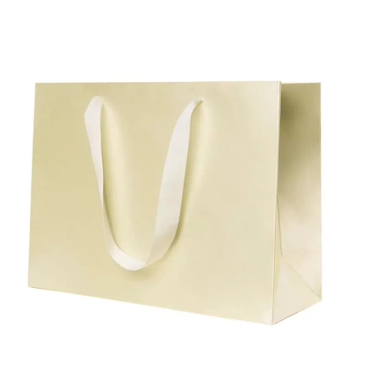 
custom luxury paper packaging hand bags high quality customized paper shopping bag black 