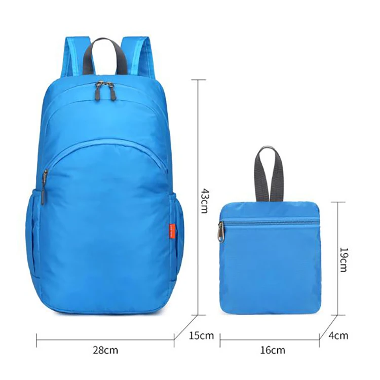 factory pink large sport outdoor tourist nylon folding backpack bag waterproof nature hiking backpack travel bagpack for men