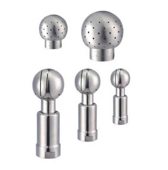 ss304 sanitary rotary spray cleaning ball