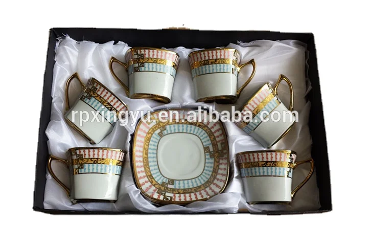cheap tea cup and saucer, arabic coffee cup set, cup saucer set