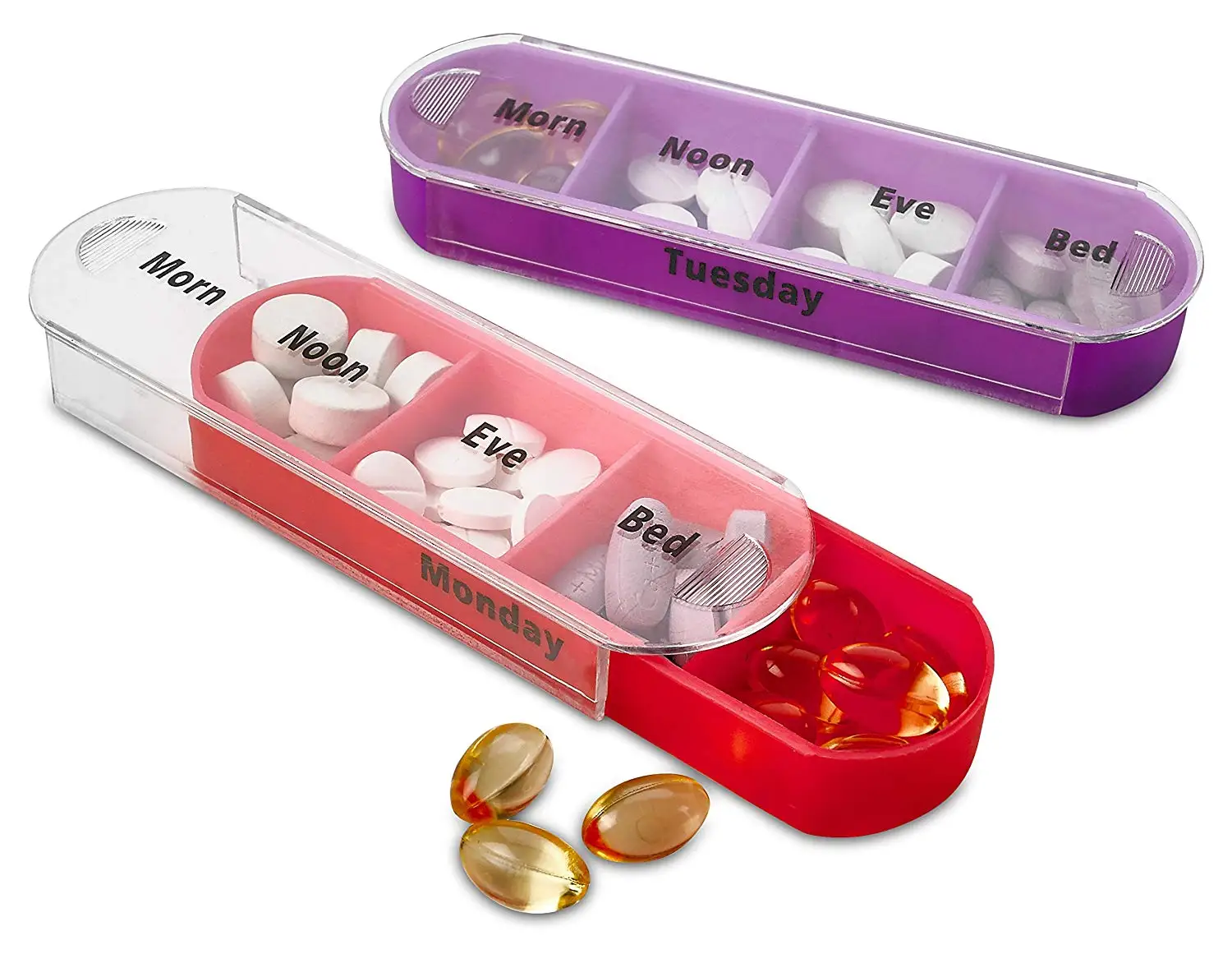 High Quality 28 Compartments Organizer Pill Case Storage Pill Box 7 Days Pill Box