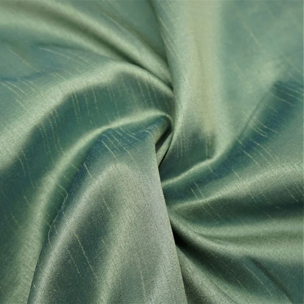 Wholesale Slubbed Polyester Shantung Slub Fabric for Decoration Dress Curtain