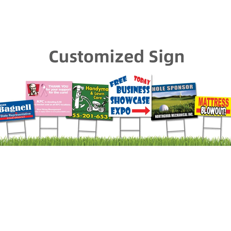 Custom Logo Do Not Enter No Soliciting Smoking Design Blank 30 Inch Garden Yard Lawn Sign Outdoor Aluminum Post With Stakes