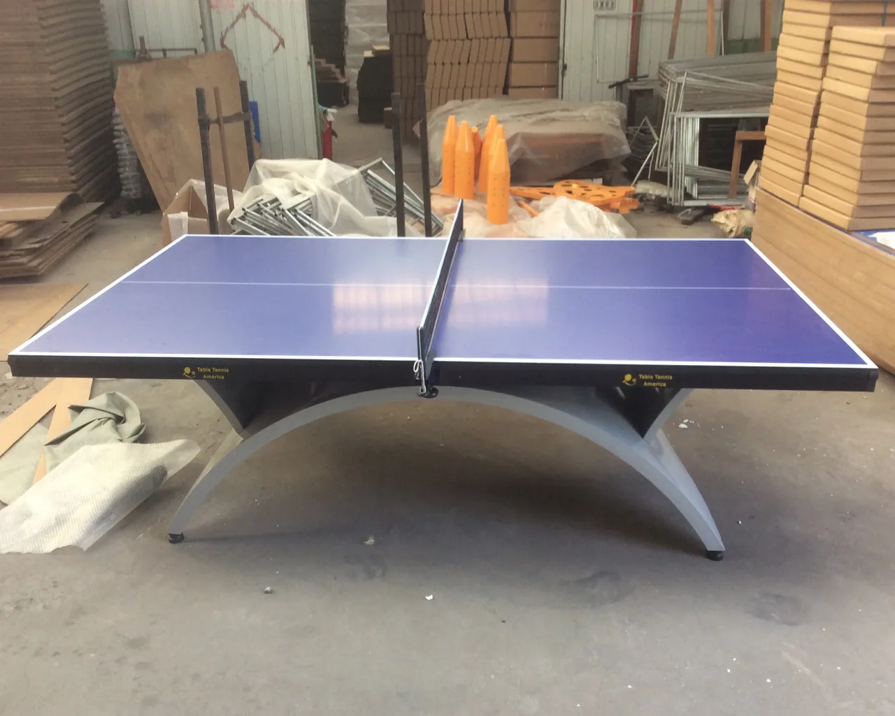Famous brand Big Rainbow legs table tennis table 25mm indoor ping pong table