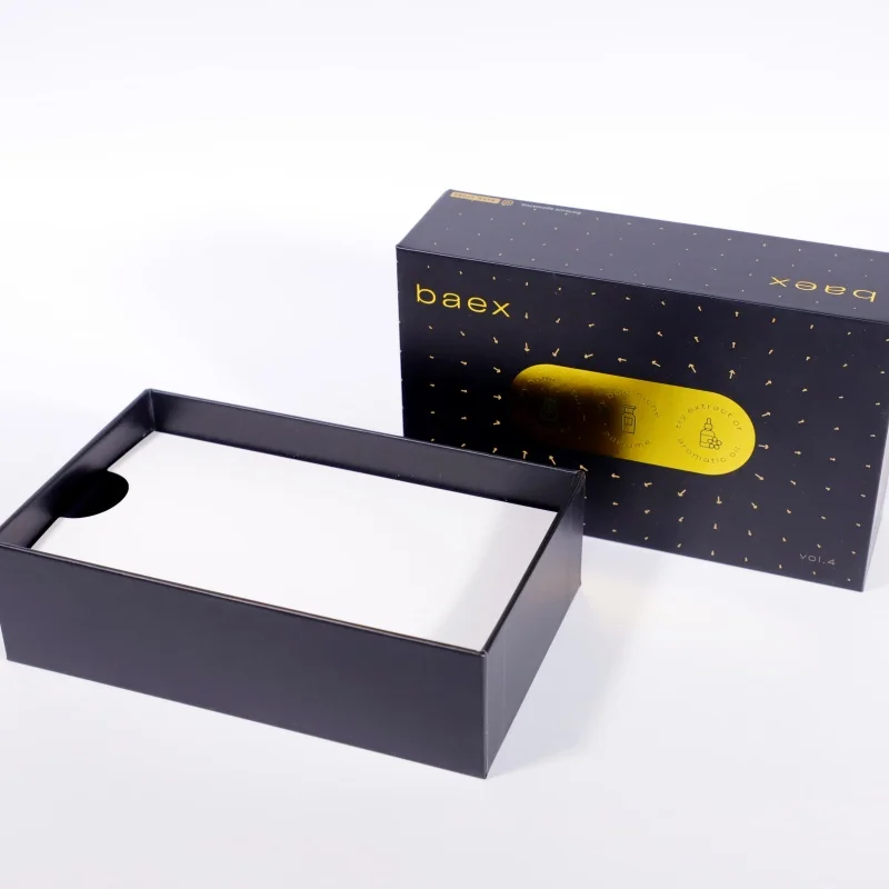 Professional manufacturer of slide-on lid boxes for watch and mobile phone packaging.