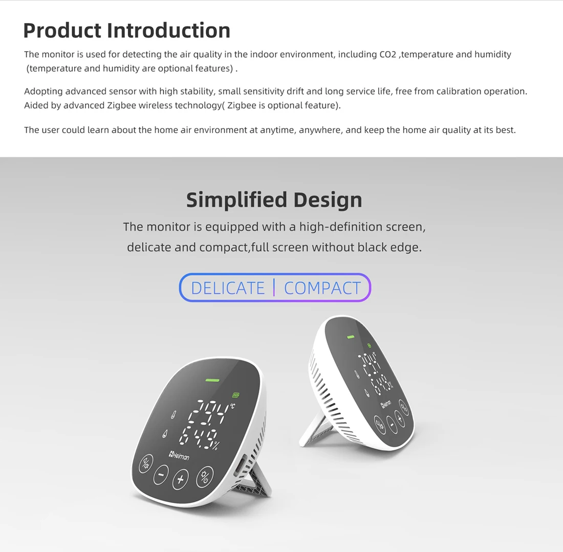 Лучший домашний личный портативный детектор угарного газа, детектор co2, детектор сигнализации, монитор качества воздуха
