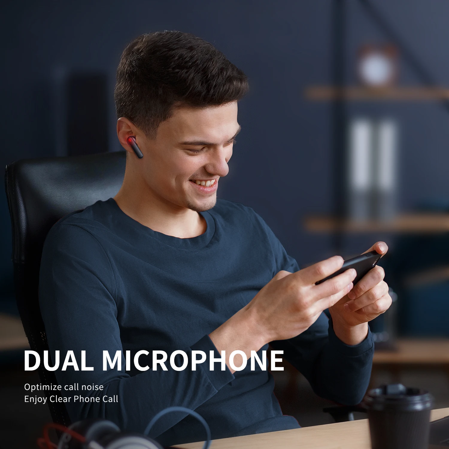 Новое поступление soundpeats геймера НЕТ. 1 Игровые наушники-вкладыши tws с наушники 60 г-жа низкой задержкой Type-C для зарядки беспроводной Bluetooth