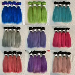 Hight Quality Vietnam Virgin Human Hair Bundles Colored Double Drawn Human Hair Weft  Wholesale Affordable price
